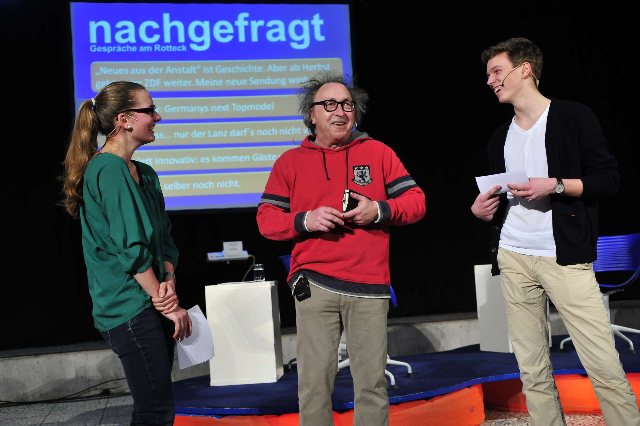 Urban Priol auf nachgefragt-Bühne