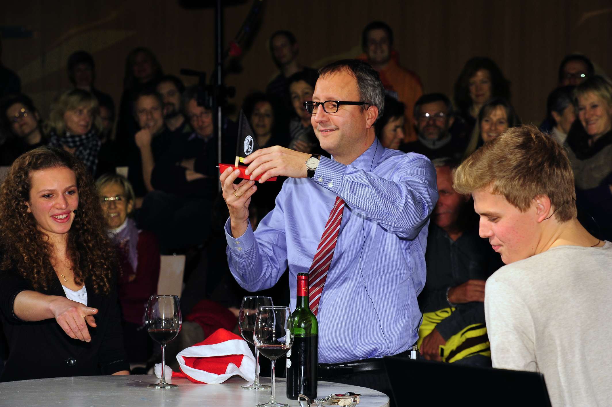 Andreas Voßkuhle auf nachgefragt-Bühne