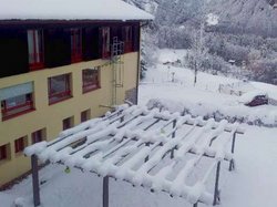 Blick auf die Unterkunft